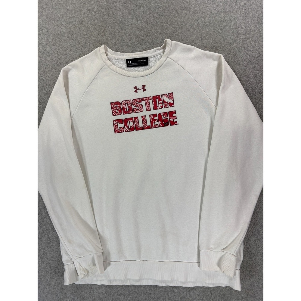 Boston College Eagles Under Armour Screened Logo Crew Sweatshirt (Women's XL)